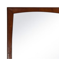 Estaban Cognac Leather Mirror