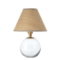 Giorgio Crystal Natural Brass Mini Lamp