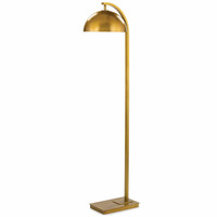 Otto Natural Brass Floor Lamp