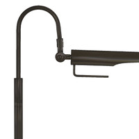 Raven Polished Nickel Floor Lamp