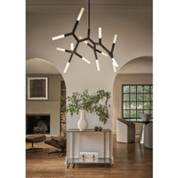Traveler Natural Brass Large Chandelier