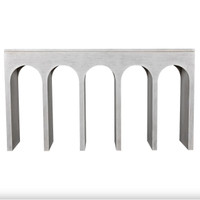 Bridge White Wash Console Table