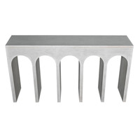 Bridge Hand Rubbed Black Console Table
