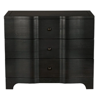 Claud Ebony Walnut Waved Chest
