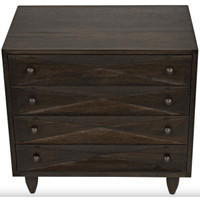 Diamond Dark Walnut Chest
