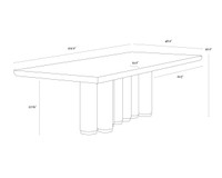 Salix 102" Dining Table