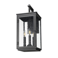 Sand Black Seedy Glass Wall Light, view 6