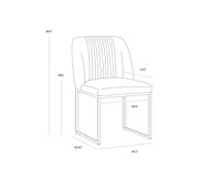 Nevin Blush Purple Dining Chair