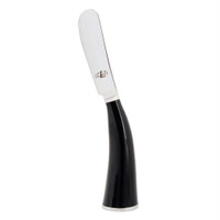 Forge de Laguiole Black Horn Tip Butter Knife | Bone & Brass