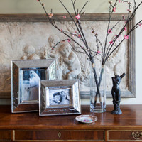 Soho Silver 8 x 10 Picture Frame - Frame Corner Detail | Bone & Brass