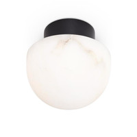 Parker Alabaster Flush Mount Oil Rubbed Bronze, view 2