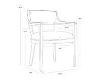 Brylea Dining Brown - Shalimar Tobacco Leather Armchair