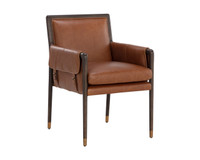 Mauti Dining Brown - Shalimar Tobacco Leather Armchair