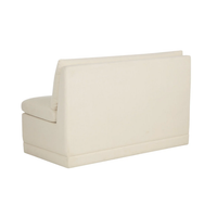 Donatella Zenith Alabaster Dining Banquette, view 5