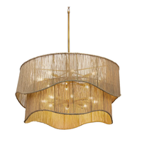 Rhine Natural Jute Chandelier