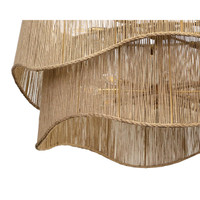 Rhine Natural Jute Chandelier, view 3