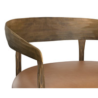 Zanatta Barstool Tan Leather, view 9