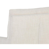 Glenrose Wheeled Dining Effie Linen Armchair, view 3