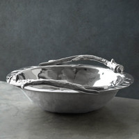 Western Antler Large Bowl - Bowl Top View | Bone & Brass