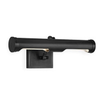 Tate Medium Picture Light in oil rubbed bronze, a classic 18-inch steel fixture with modern clean lines.