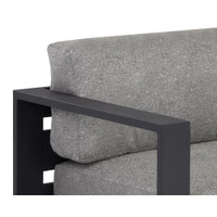 Tavira Charcoal - Lanikai Salt and Pepper Sofa, view 4