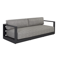 Tavira Charcoal - Lanikai Salt and Pepper Sofa