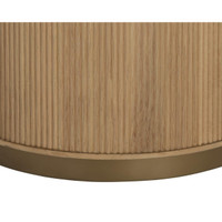 Kalla Rustic Oak Side Table