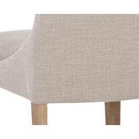 Rosine Effie Flax Dining Chair, view 3