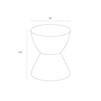 Logan End White Table