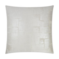 Glam Silver Throw Pillow | Bone & Brass