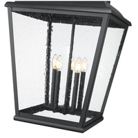 Sand Black Oversized Tapered Lantern Pendant, view 4