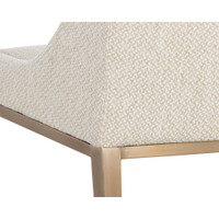 Dionne Monument Oatmeal Dining Chair, view 3