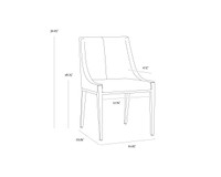 Dionne Monument Oatmeal Dining Chair