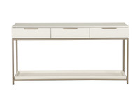 Rebel Console Table with Drawers Champagne Gold - Cream