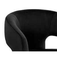 Isidore Dining Abbington Black Armchair, view 2