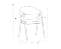 Burgos Dining Nono Petrol Armchair