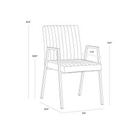 Homer Dining Bravo Admiral Armchair, view 4