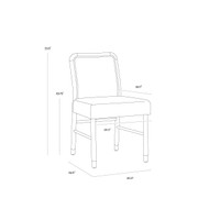 Jeno Meg Olive Dining Chair, view 4
