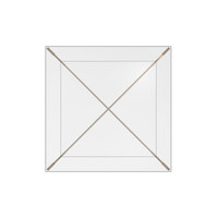 Xavier Square - Antique Brass Coffee Table, view 3