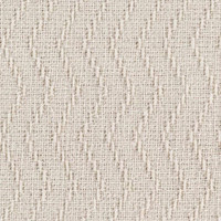 Thelma Cream Cotton Throw - Throw Draped View | Bone & Brass