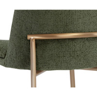 Zeke Antique Brass - Bergen Olive Counter Stool, view 5