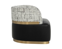 Brinda Swivel Bravo Black / Halton Birch Lounge Chair