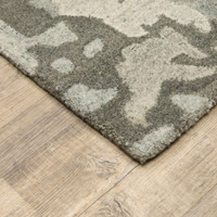 Anastasia Grey & Charcoal Contemporary Rug, view 3