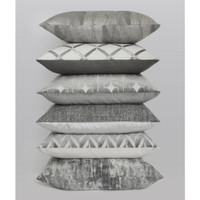 Mixology Graphite Throw Pillow - Pillow Detail | Bone & Brass