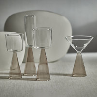 Vivian Grey Stem White Wine Glasses, Set 4 - Glass Bowl Detail | Bone & Brass