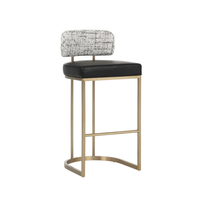 Larissa Barstool Bravo Black / Halton Birch