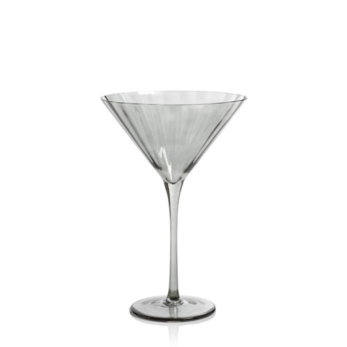 Madden Grey Martini Glasses, Set 4 | Bone & Brass
