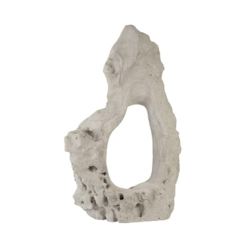 Colossal Single Hole Outdoor Cast Stone Sculpture | Bone & Brass