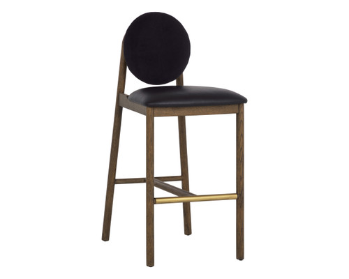 Orabell Barstool Bravo Black / Abbington Black