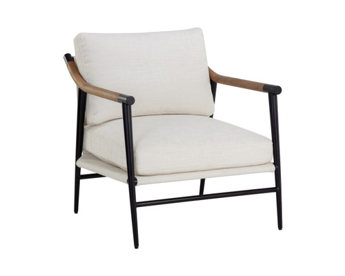 Meadow Heather Ivory Tweed Armchair